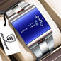Stainless Steel Poedagar Men's Quartz Watch Waterproof Luminous 39mm
