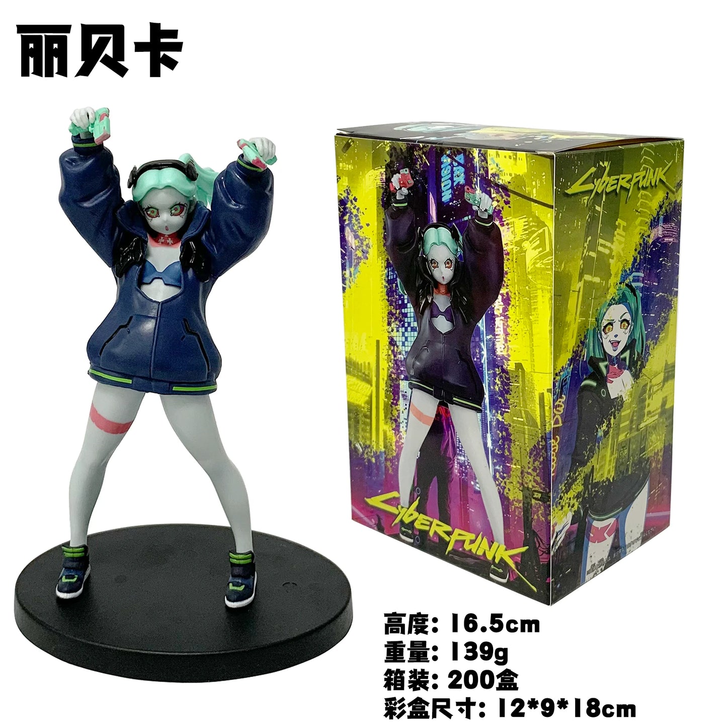 Cyberpunk Figure Set Lucy Rebecca David Martinez Johnny Silverhand