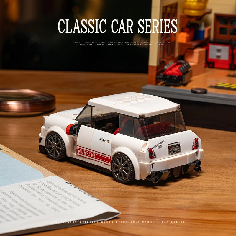 325pcs Classic Racing Car Building Blocks Creative STEM Model Toy Gift for Kids