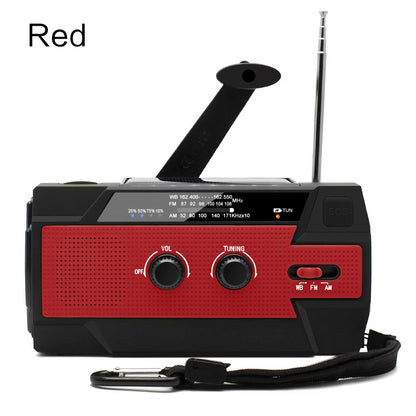 USB Charger Solar Hand Crank Radio Emergency Portable AM/FM Torch