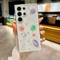Clear Glitter Star Planet Case for Samsung Galaxy S24 S23 A55 A35 A25 Soft Cover