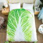 Double Sided Flannel Cabbage Soft Throw Blanket for Home Sofa Decor