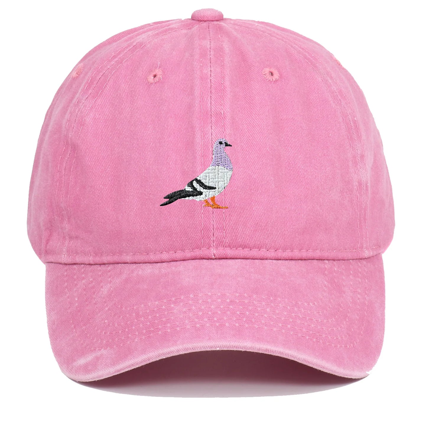 Outdoor Sun Protection Baseball Cap Pigeon Embroidered Unisex Hat