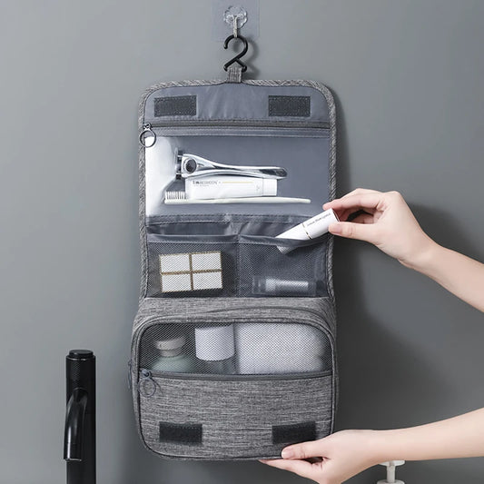 Cosmetic Bag Travel Toiletry Organizer Waterproof Hanging Wash Bags 19cm