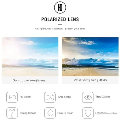Driving Fishing Polarized Sunglasses Men Women Square Sports UV400