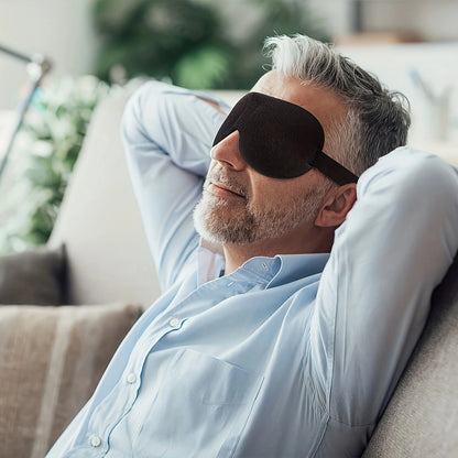 3D Light Blocking Eye Mask Comfortable Soft Padded Sleep Mask for Supine