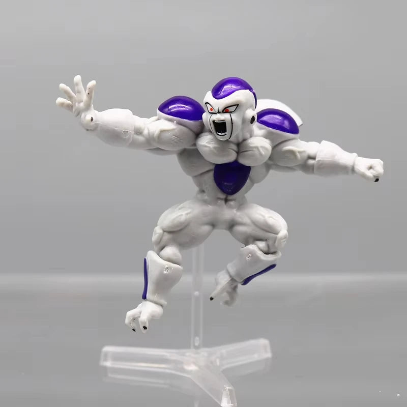 8pcs Dragon Ball Frieza PVC Figures Collectible Anime Statue Model Set