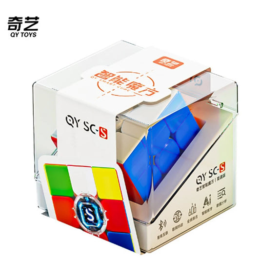 Qiyi Smart 3x3 Speed Cube Magnetic Stickerless Puzzle AI Fidget Toy