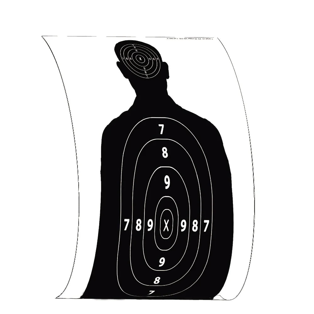 10/20/30pcs Human Body Shape Target Papers for Archery Shooting Hunting Slings Darts Catapult - Outdoor Sports Practice