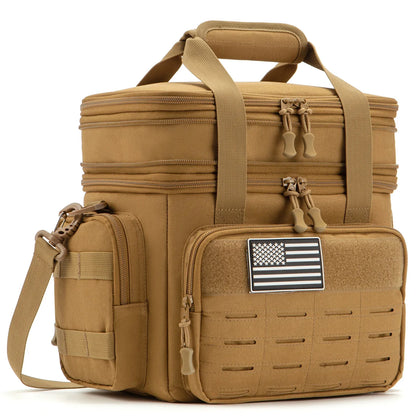 Insulated Cooler Bag 18L Tactical Lunch Box Leakproof Camping Work Men