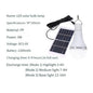Solar Tent Light USB Rechargeable LED Hanging Lamp for Camping Outdoor