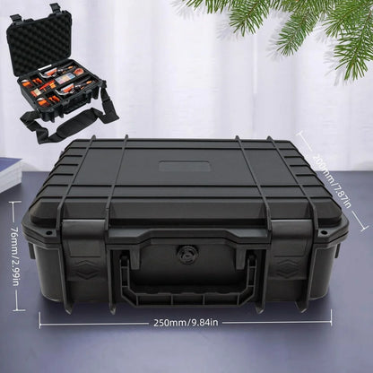 Plastic Box Waterproof Sealed Shockproof Case Dry Storage 250x200x76mm