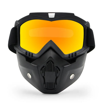 Protective Motorcycle Face Mask Goggles Tactical Riding Motocross Accessories