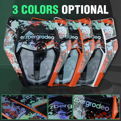 PowerZone Supermoto Headlight Fairing for KTM EXC SXF MX Enduro Dirt Bike