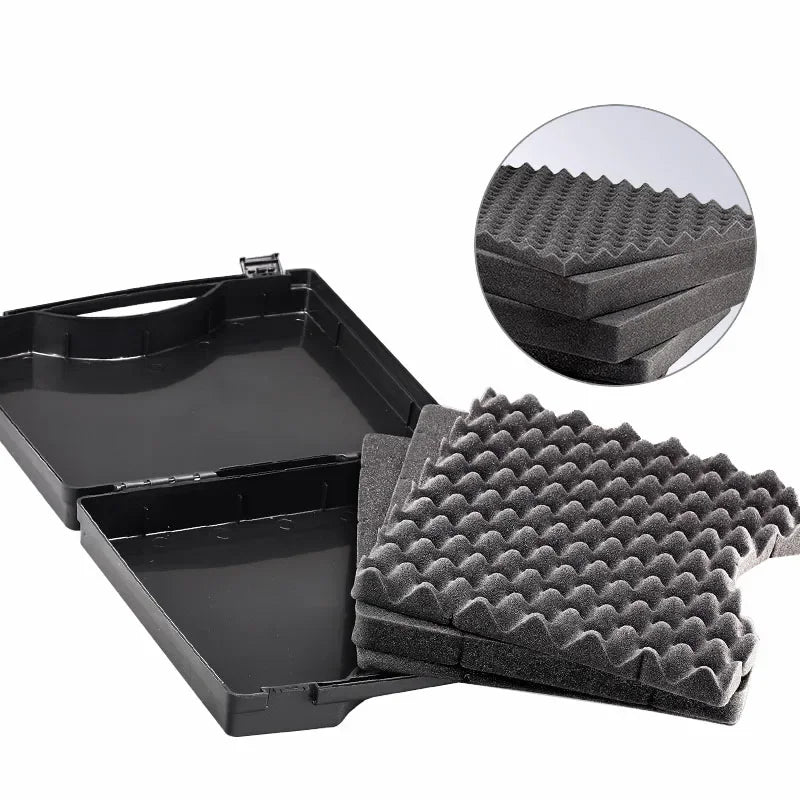 Multifunctional Portable Plastic Toolbox, Notebook Protective Storage for Outdoor Equipment