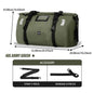 Motorcycle Waterproof TailBag Travel Outdoor Dry Luggage Roll Pack Bag 20/66/100L Motorbike Luggage Backpack Motorcycle Seat Bag