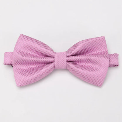 Bow Tie Solid Color Adjustable Wedding Party Ties for Men Women
