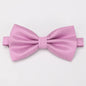 Bow Tie Solid Color Adjustable Wedding Party Ties for Men Women