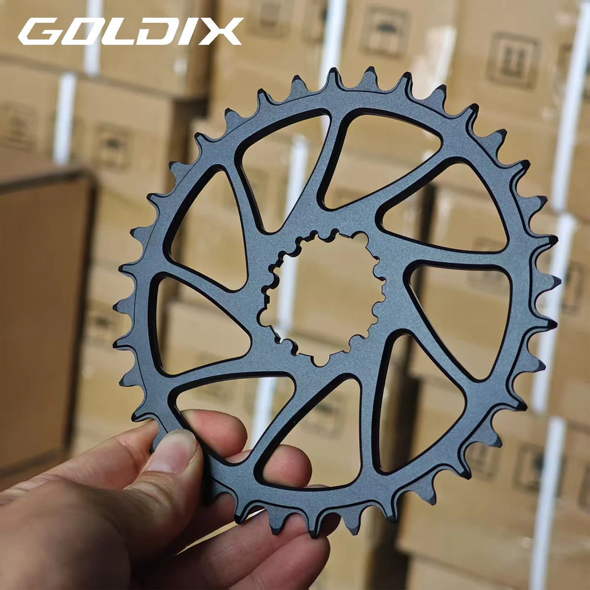 Goldix 0mm Offset Chainring Direct Mount Narrow Wide 34T 36T 38T 40T SRAM