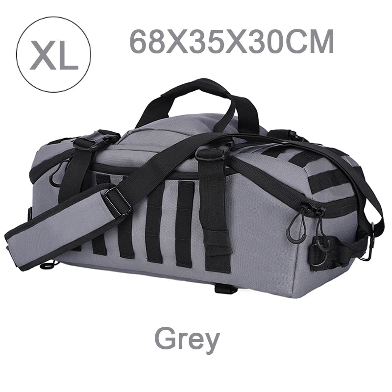 Gym Duffel Bag 80L Tactical Backpack Unisex Camping Hiking Rucksack