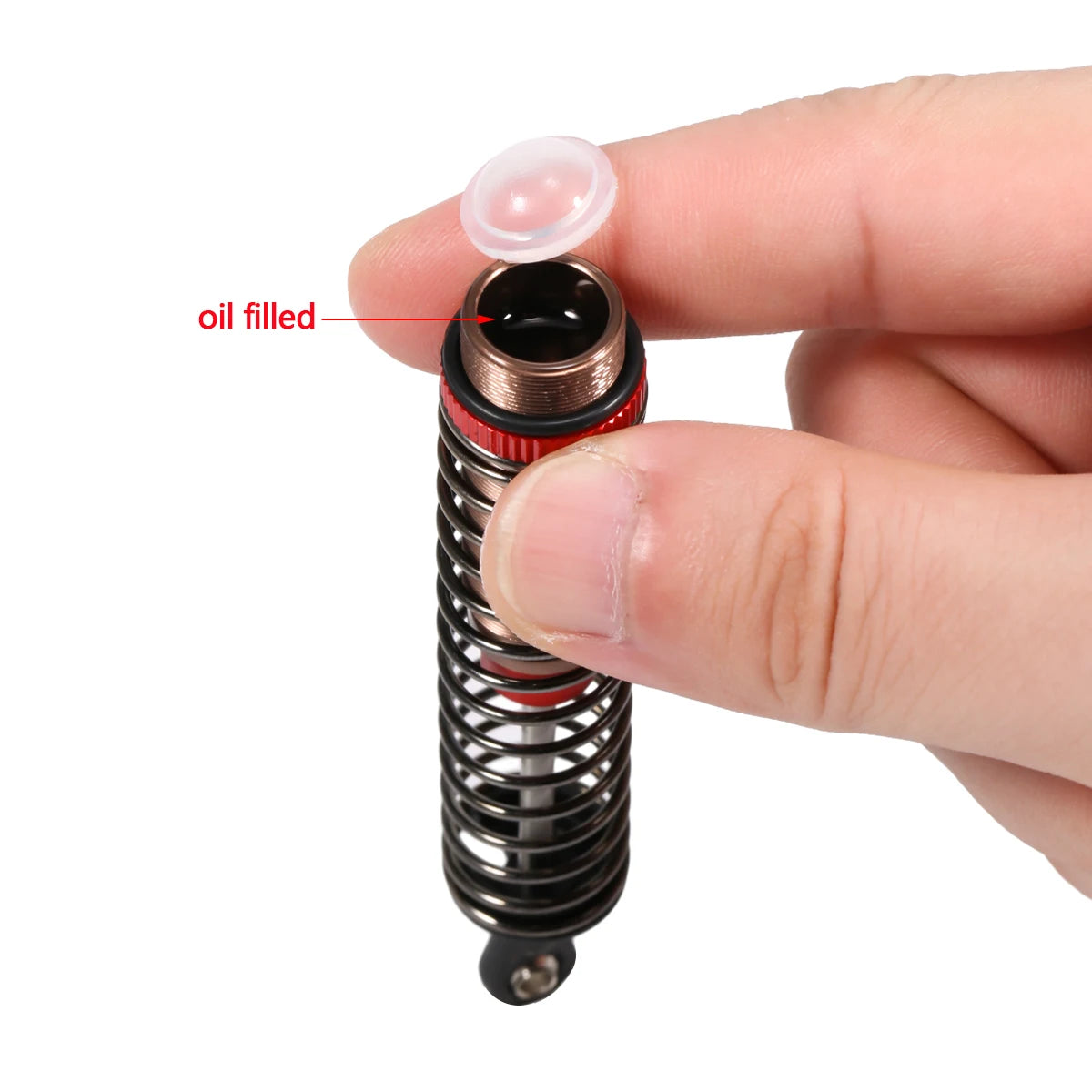 4Pcs Adjustable Oil Filled Shocks 52-120mm 1/10 RC Buggy Truggy Drift Car