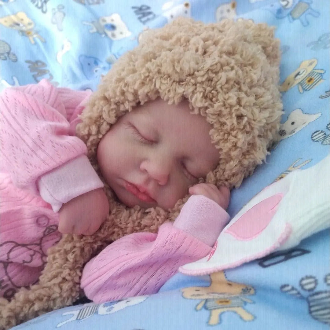 20" Reborn Baby Doll LouLou 3D Painted Lifelike Vinyl Newborn Girl Gift Toy