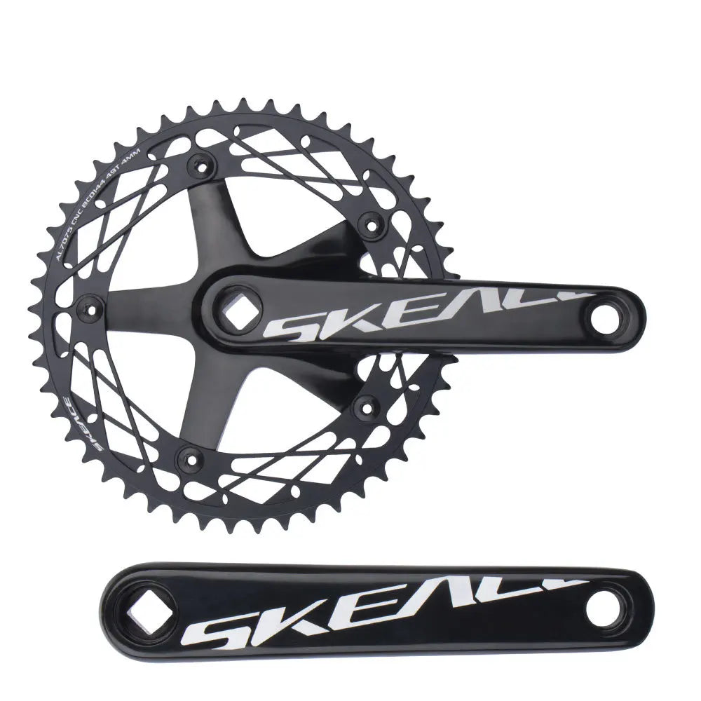 SKEACE 144BCD Single Speed Crankset 165mm 49T Square Taper MTB Bike