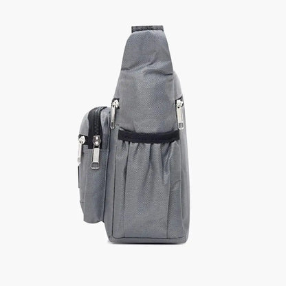 Men's Crossbody Bag Travel Sling Shoulder Handbag Multi-Pockets Storage