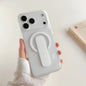 Matte Clear MagSafe Card Holder Case for iPhone 13-17 Pro Max Shockproof