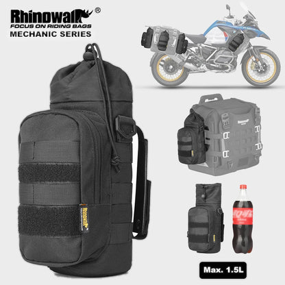 Motorbike Rhinowalk Motorcycle Bottle Holder Quick Release Insulated Kettle Bag MOLLE System Water Cup Holder