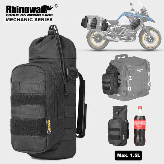 Motorbike Rhinowalk Motorcycle Bottle Holder Quick Release Insulated Kettle Bag MOLLE System Water Cup Holder