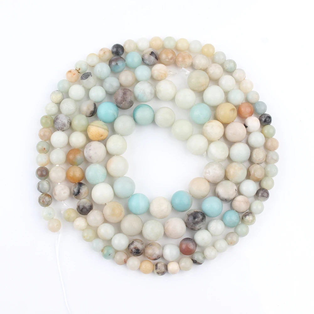 Natural Stone Loose Beads 12mm Round Gemstone for Jewellery Making DIY