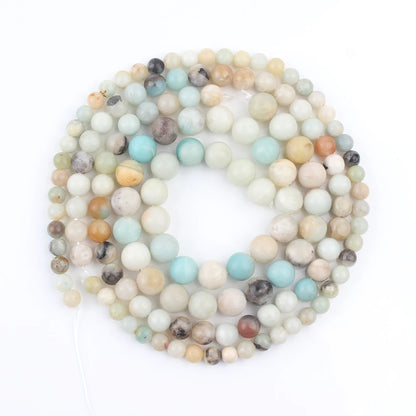 Natural Stone Loose Beads 12mm Round Gemstone for Jewellery Making DIY