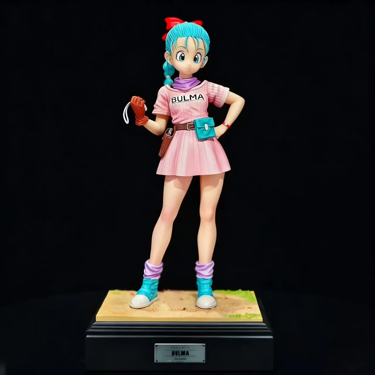 Dragon Ball Bulma Figure PVC Anime Model Statue 26cm Collectible Toy