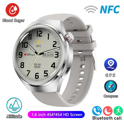 For HUAWEI GT4 Pro GPS NFC Smart Watch Men 360*360 AMOLED Screen Heart rate Bluetooth Call IP68 Waterproof Man Smartwatch 2024-EXPROTAS