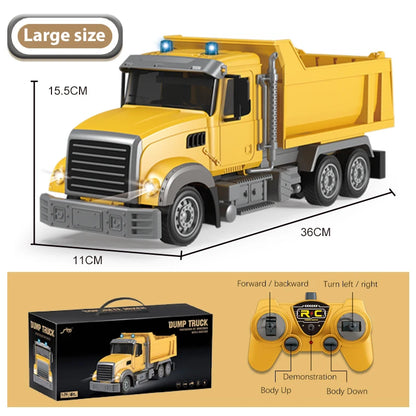 2.4Ghz Remote Control Car Rc Forklift Truck Engineering Vehicles Cranes Liftable Spray Simulated Sound Toys For Children's Gifts-EXPROTAS