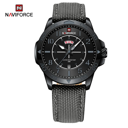 Top Brand NAVIFORCE Men's Watches Waterproof Luxury Business Casual Nylon Strap Quartz Wristwatch Luminous Relogio Masculino-EXPROTAS