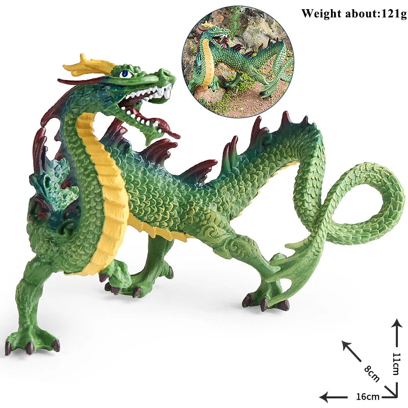 Oenux Fantasy Creature PVC Figure Dragon Phoenix Dinosaur Animal Model - EXPROTAS