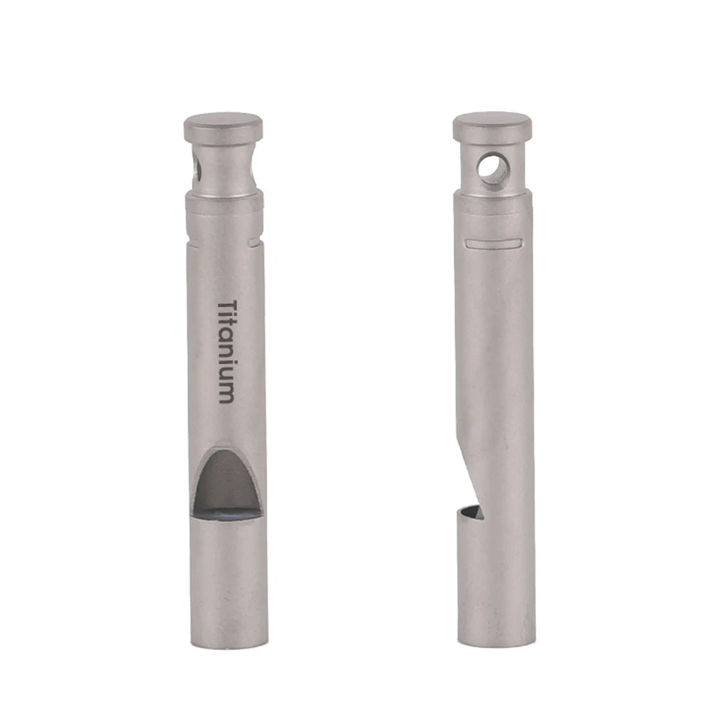 Titanium Whistle Loud Portable Keychain EDC Emergency Survival Outdoor