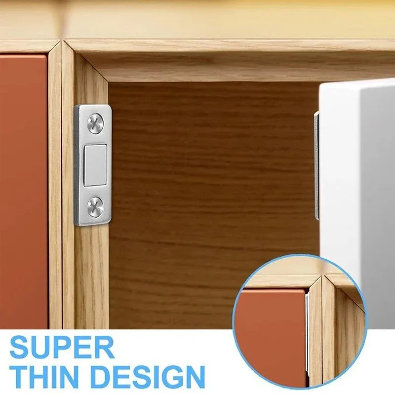 Ultra Thin Magnetic Door Catch Cabinet Latch 42mm x 18mm for Cupboard
