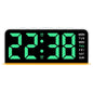 Mood Light Digital Alarm Clock USB LED Snooze Temperature Display 12/24H
