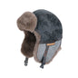 1pc Winter Warm Trapper Hat Russian Ski Cap for Men Aviator Ear Flap