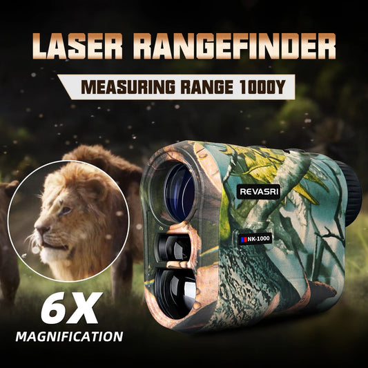 REVASRI Laser Rangefinder 1000M Hunting Range Finder with Rechargeable Battery Outdoor Target Acquisition Technology Monoculars-EXPROTAS