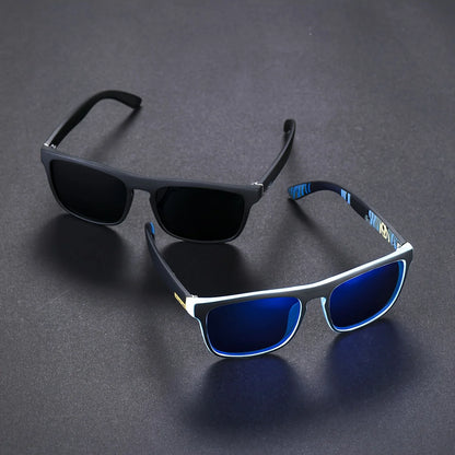 2PCS Polarized Square Sunglasses Anti-Glare UV400 for Travel & Fishing