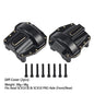 Black Brass Steering Knuckle Portal Cover Weights for Axial Capra SCX10 III