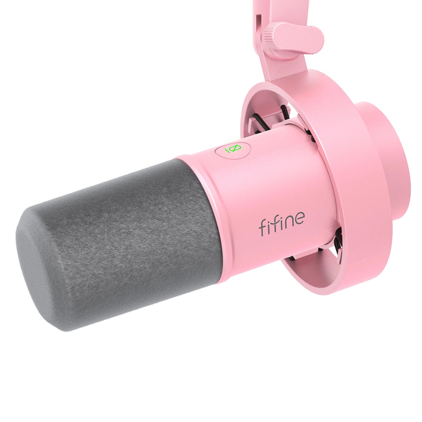 FIFINE K688 XLR/USB Dynamic Microphone with Monitoring Gain Knob Touch Mute for PC Mixer