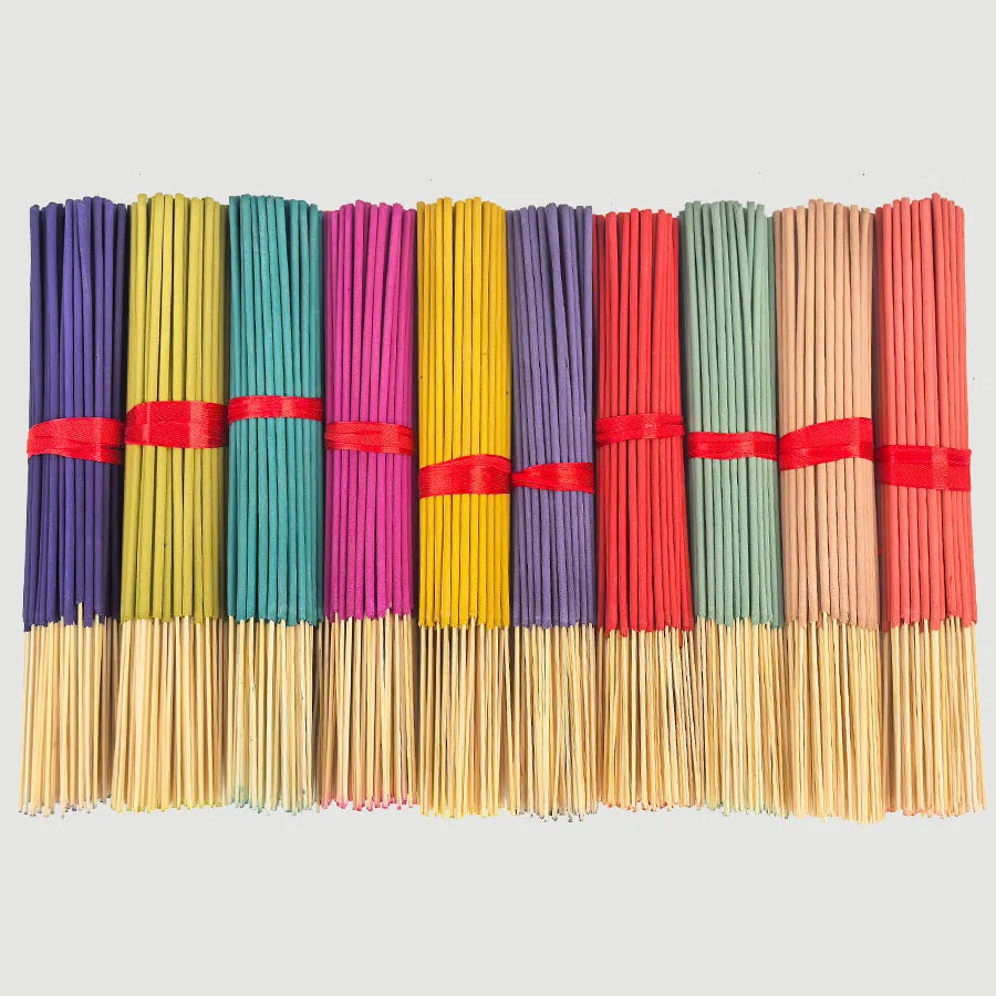 140 Incense Sticks Set with 20 Sticks Each - Rose, Lavender, Sandalwood