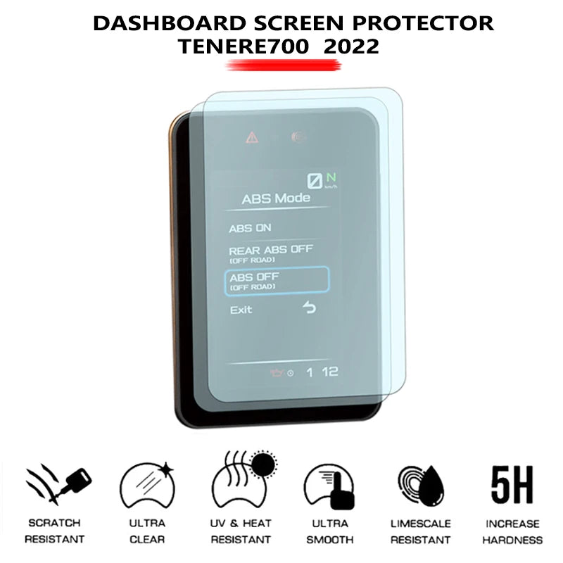 For Yamaha Tenere 700 Tenere700 t700 t7 xtz 700 2022 2023 Motorcycle Scratch Cluster Screen Dashboard Protection Instrument Film-EXPROTAS