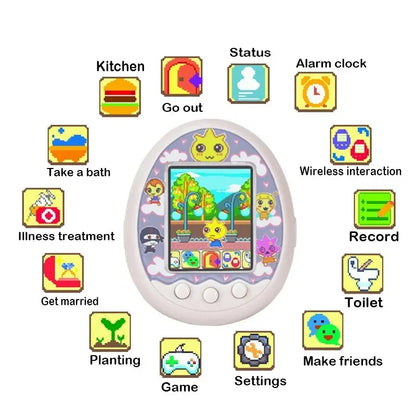 Tamagotchi Electronic Virtual Pet With Color Screen Game Pocket Interactive Virtual Pet Dating Game Machine Kids Game Toys Girls-EXPROTAS