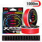 Fishing Line 1000M Fluorocarbon Coated Spool for Carp Bass Pike Perch